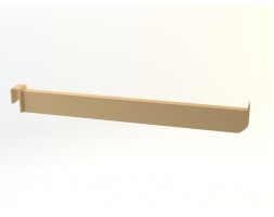 Stainless Faceout, Straight, 1 Pim, 30cm, Gold